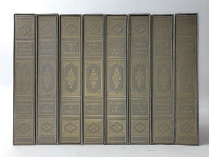 null MOLIERE: Les Œuvres. Sauret, 1954. 8 vols. large in-8 in publisher's blue cardboard...