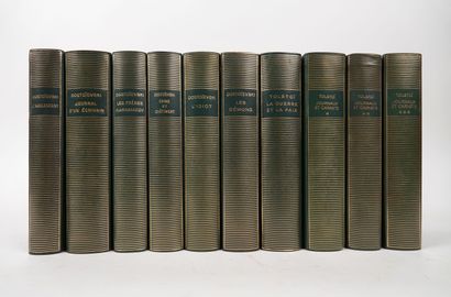 null PLEÏADE - Réunion de 10 volumes in-12 reliure cuir souple éditeur (sans jaquette...