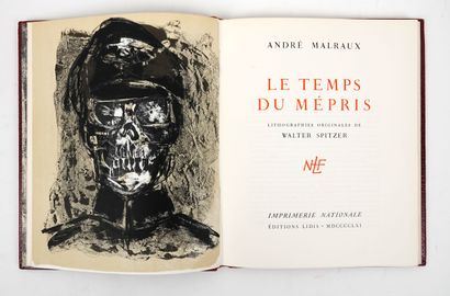 null MALRAUX (A.): Œuvres. Illustrations de Walter Spitzer. Editions Lidis, 1962....