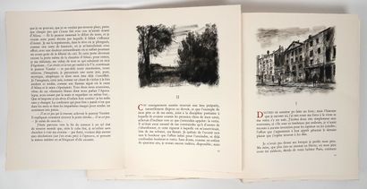 null GIDE (André): La porte étroite. Lausanne, Gonin, 1958. In-folio en ff. sous...