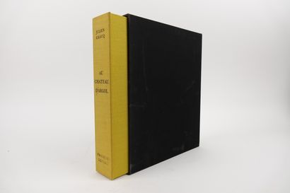 null GRACQ (J.): Au château d'Argol. Les Francs-Bibliophiles, 1968. In-4 en ff. sous...
