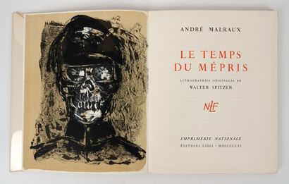 null MALRAUX (A.): Œuvres. Illustrations de Walter Spitzer. Editions Lidis, 1961....