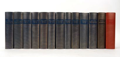 null PLEÏADE - Réunion de 13 volumes in-12 reliure cuir souple éditeur (sans jaquette...