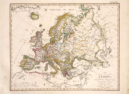 null STIELER (A.): Hand-Atlas über alle theile der erde…Gotha, Perthes, s.d. In-folio...