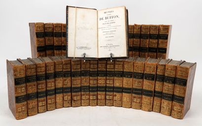 null BUFFON: Œuvres complètes. Paris, lecointe, 1830. 70 tomes reliés en 35 vol....