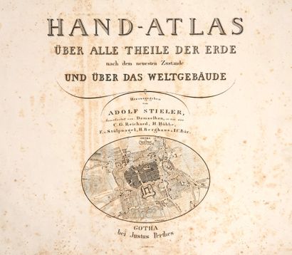 null STIELER (A.): Hand-Atlas über alle theile der erde…Gotha, Perthes, s.d. In-folio...