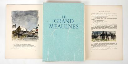 null ALAIN-FOURNIER: Le Grand Meaulnes. Lausanne, Gonin, 1956. In-folio en ff. sous...