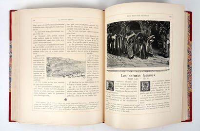 null TISSOT: La vie de Notre Seigneur Jésus-Christ. Mame, 1896-1897. 2 vol. in-folio,...