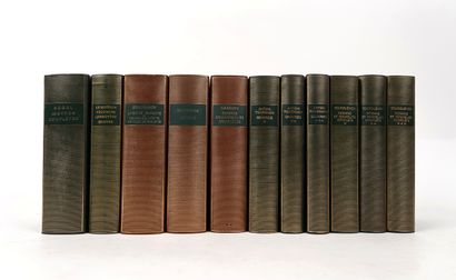 null PLEÏADE - Réunion de 11 volumes in-12 reliure cuir souple éditeur (sans jaquette...