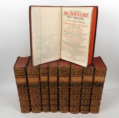 null MORERI (Louis): Le grand dictionnaire historique...Basle, Brandmuller, 1731....