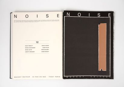 null NOISE n°12. Maeght, 1988. In-4 en ff. sous couverture illustrée, chemise de...