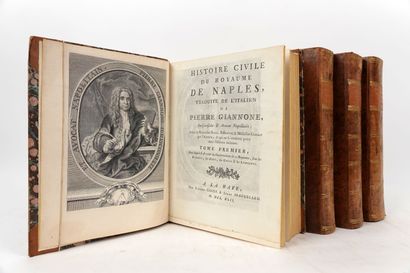 null GIANNONE (Pierre): Histoire civile du Royaume de Naples…La Haye, Gosse et Beauregard,...