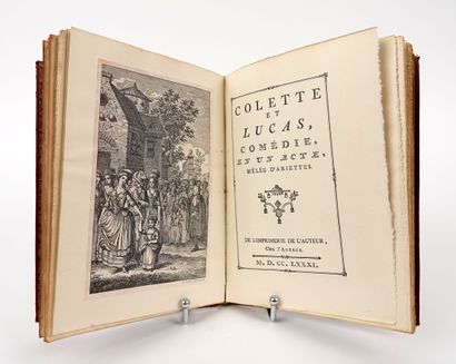 null PRINCE de LIGNE: Colette et Lucas. Bruxelles, Société des Bibliophiles et Iconophiles...