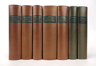 null PLEÏADE - Réunion de 7 volumes in-12 reliure cuir souple éditeur (sans jaquette...