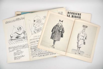 null STEINBERG (Saul): Reunion of 11 paperbacks including 6 issues of Derrière le...