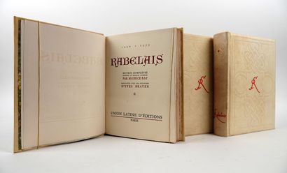 null RABELAIS (F.): Œuvres complètes. Union Latine d'Editions, s.d. 3 vols. large...
