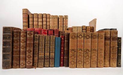 null DIVERS - Une caisse de livres XVIIIe et XIX siècles. 