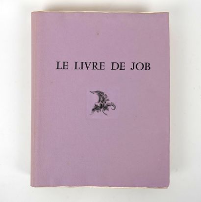 null Le LIVRE de JOB, orné de 78 gravures originales de Marc Dautry. Nice, Joseph...