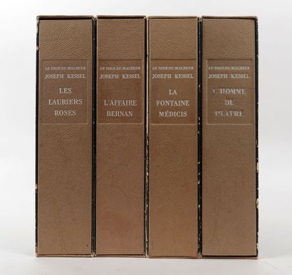 null KESSEL (J.): Le tour du malheur. La belle edition, 1950. 4 vol. in-4 en ff....