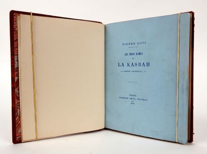 null LOTI (Pierre): Les trois dames de la Kasbah, conte oriental. Calmann Lévy, 1884....