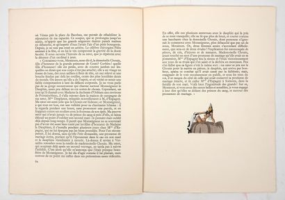 null GRADASSI - Mémoires du Cardinal Dubois. Vairel, 1949. 4 vol. grand in-8 en ff....
