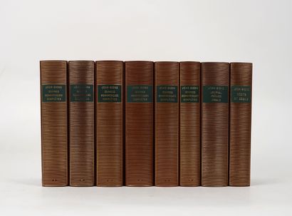 null PLEÏADE - Réunion de 8 volumes in-12 reliure cuir souple éditeur (sans jaquette...