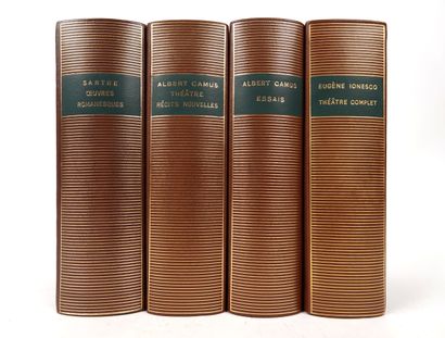 null PLEÏADE - Réunion de 4 volumes in-12 reliure cuir souple éditeur (sans jaquette...