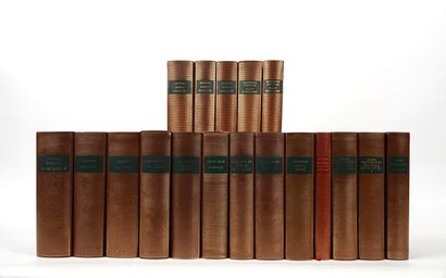null PLEÏADE - Collection of 18 in-12 volumes bound in publisher's soft leather (no...