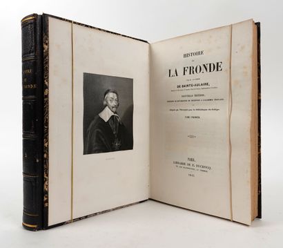 null SAINTE-AULAIRE (Comte de): Histoire de la Fronde. Ducrocq, 1843. 2 vol. in-4...
