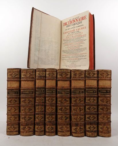 null MORERI (Louis): Le grand dictionnaire historique…Basle, Brandmuller, 1731. 9...