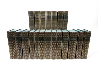 null PLEÏADE - Réunion de 20 volumes in-12 reliure cuir souple éditeur (sans jaquette...
