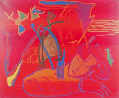 null José Luis DAROCHA (1945-2016)
"Reveries", 1986-87
Acrylic on canvas 
Signed...