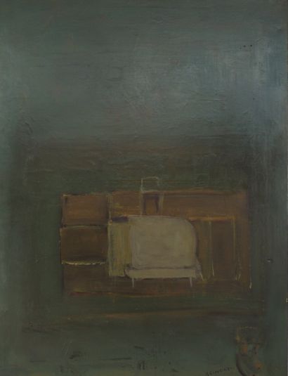 null Astolfo ZINGARO (born in 1931)
Courceaux, Space, 1982
Oil on canvas
Signed lower...