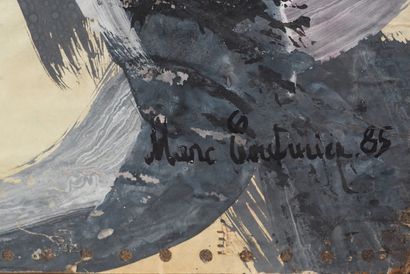 null Marc COUTURIER (Born in 1946)
Abstract composition, 1985
Mixed media on paper...