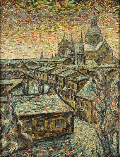 null Anonymous (20th)
View of a basilica
Oil on canvas
36 x 28 cm