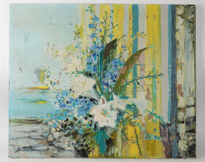 null MICHEL-HENRY (1928-2016)
The Lilies
Oil on canvas, signed lower left
60 x 73...