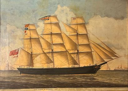 null Weyta (19th century)
"Ship Rowena of Liverpool
mixed technique on canvas signed...