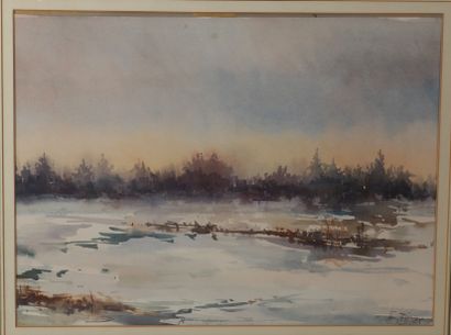 null Pittet (XX°)

Landscape

Watercolor on paper signed lower right

37 x 45 cm
