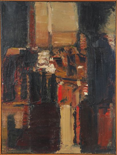 null Astolfo ZINGARO (born 1931)
Window, 1970
Oil on canvas
Signed lower right, countersigned,...