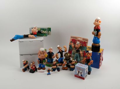 null POPEYE
Set of figurines, mainly in resin, pouet, etc.