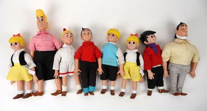 null BOB et BOBETTE
Ensemble de 8 poupées en très bon état