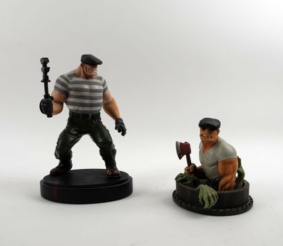 null THE GOON
Set of two statuettes, limited edition of 500 and 1000 pieces