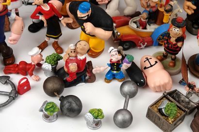 null POPEYE
Large lot of Popeye figurines and others
Various states, some figurines...