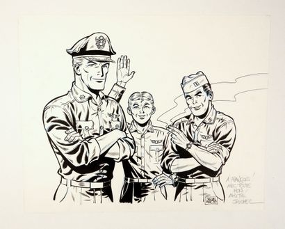 null ARROYO Jean Michel
Buck Danny
Illustration représentant les héros
Encre de chine
28...