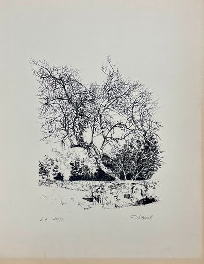 Contemporary school
Tree
Lithography
In pencil...