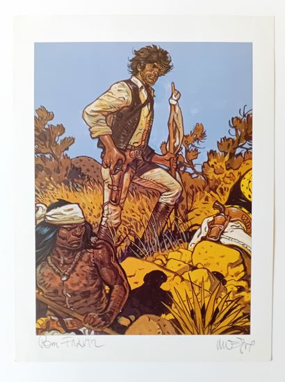  MOEBIUS (Jean Giraud). Silkscreen print signed 