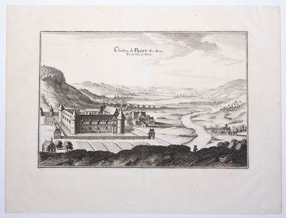null PARIS. «Château de PASSY sur SEINE, près la Ville de Mante» (Château de BOULAINVILLIERS?)...