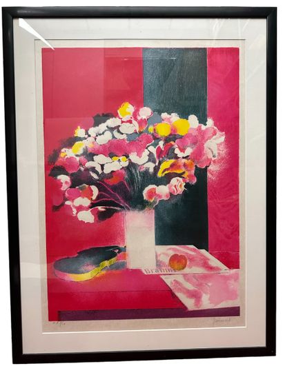null Paul GUIRAMAND (1926-2007)
Bouquet de fleurs
Lithographie E.A
Numérotée et signée...