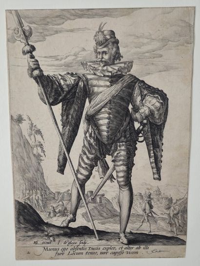 null Hendrick GOLTZIUS (1558-1617), d'après

Lieutenant colonel d'une série d'officiers...