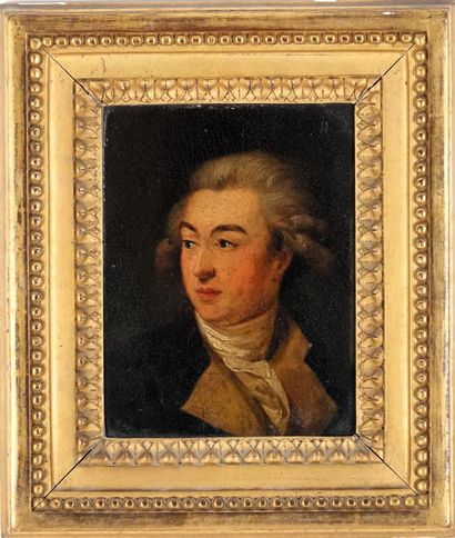Ecole anglaise du XVIIIe siècle 
Portrait...